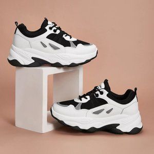 SHEIN Lace-up front sneakers